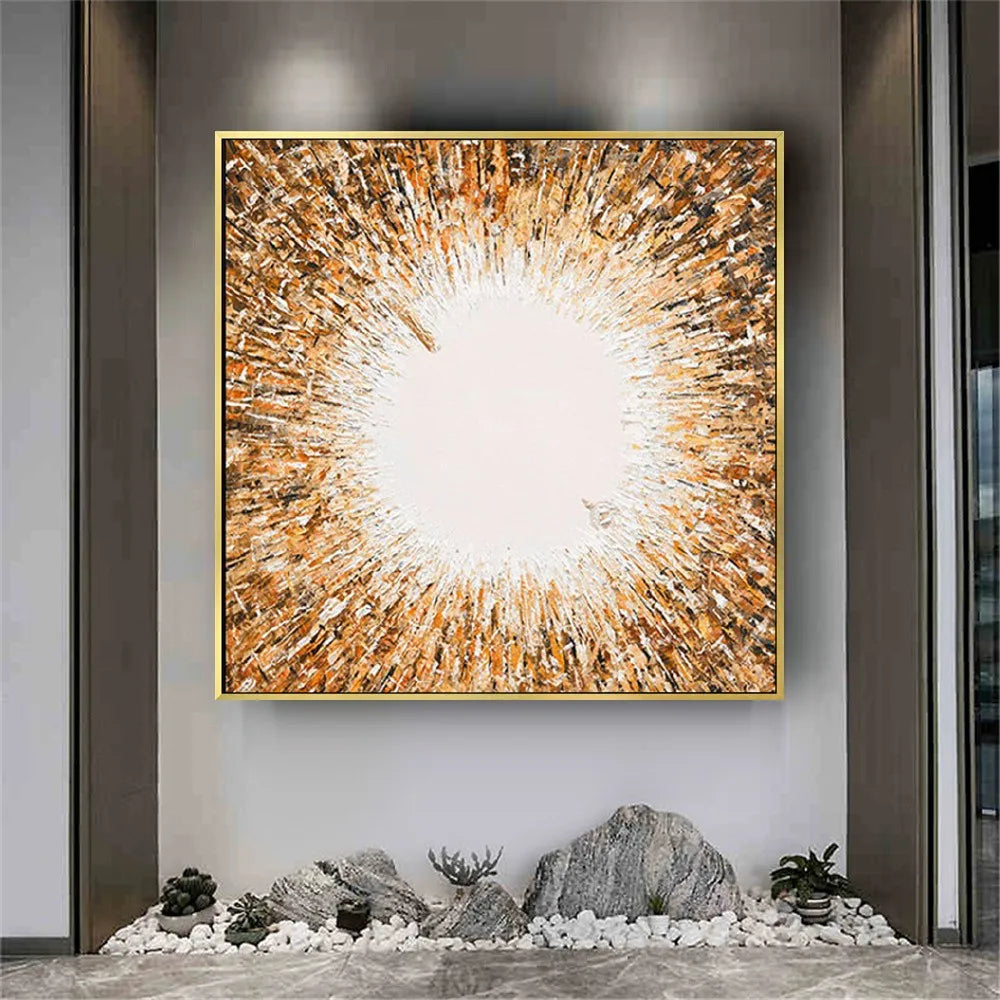 Lienzo Trazo Abstracto Óleo