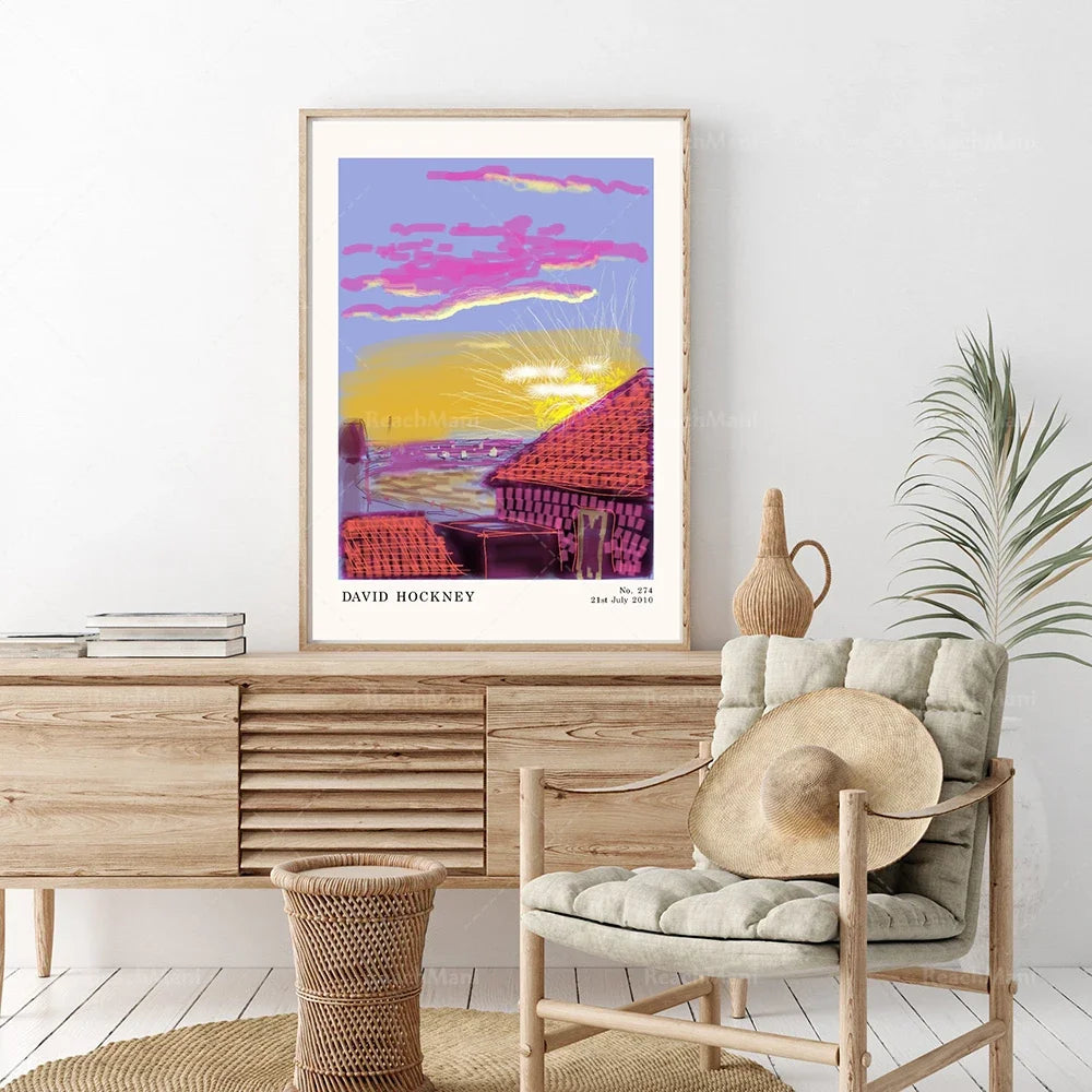 Lienzo Colección Galería - Estilo Hockney