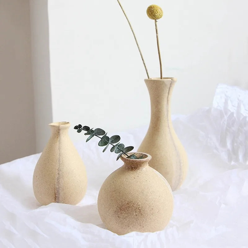 Florero Olivia - Madera Rústica