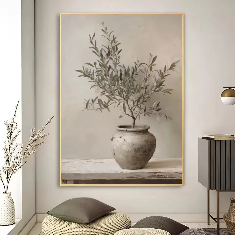 Lienzo Art Déco Floral