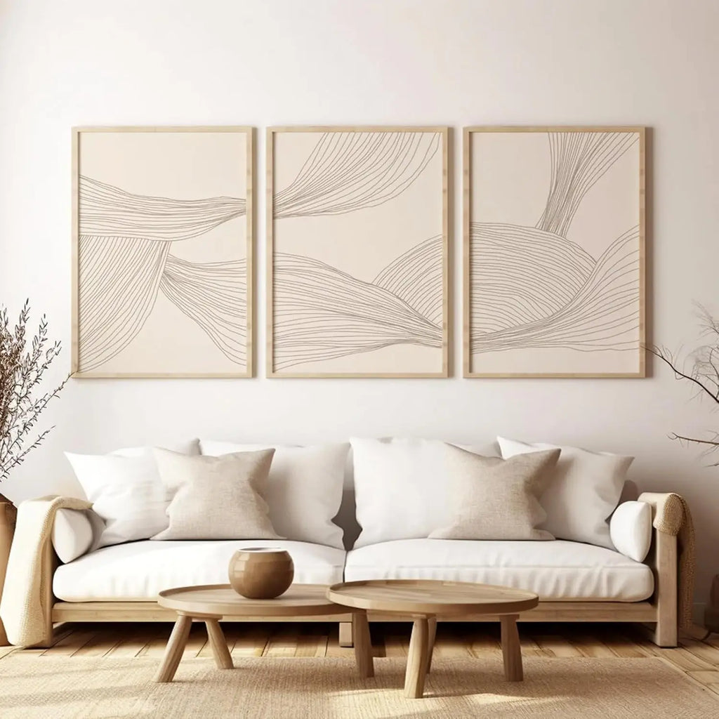 Set Mid-Century Beige
