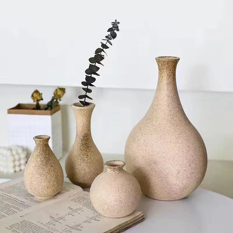 Florero Olivia - Madera Rústica