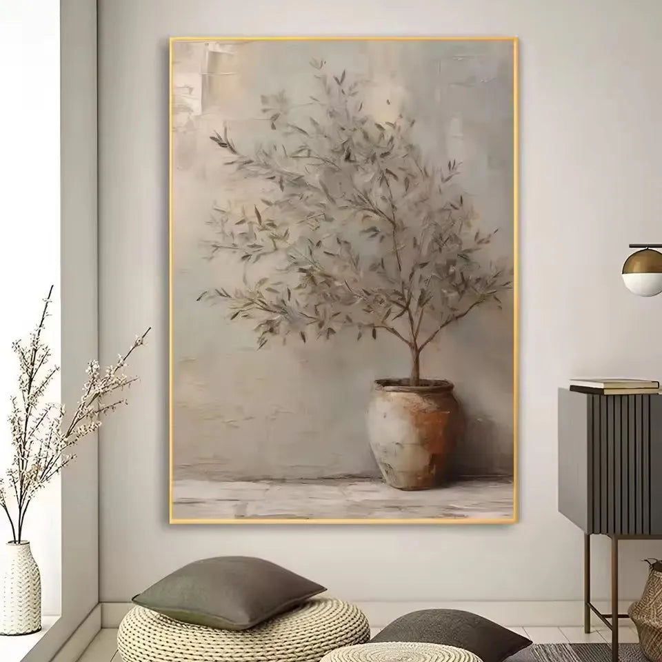 Lienzo Art Déco Floral