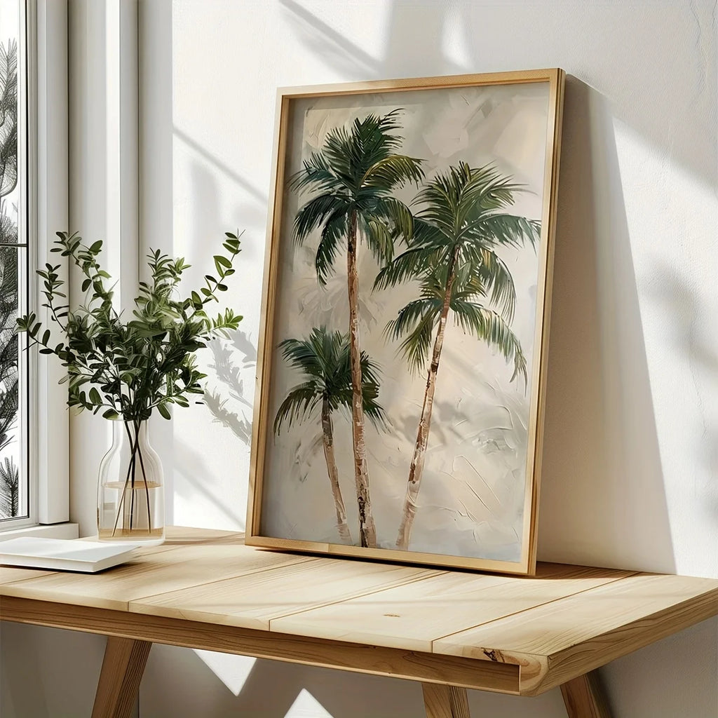 Lienzo Palmera Tropical