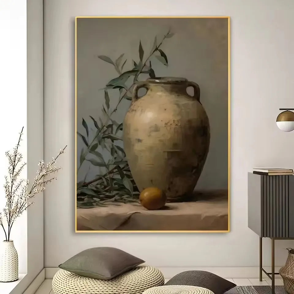 Lienzo Art Déco Floral