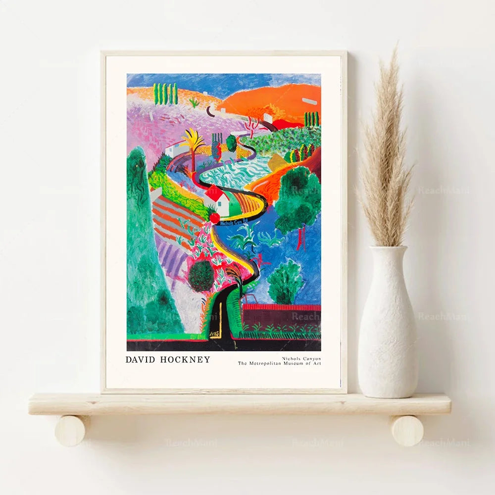 Lienzo Colección Galería - Estilo Hockney