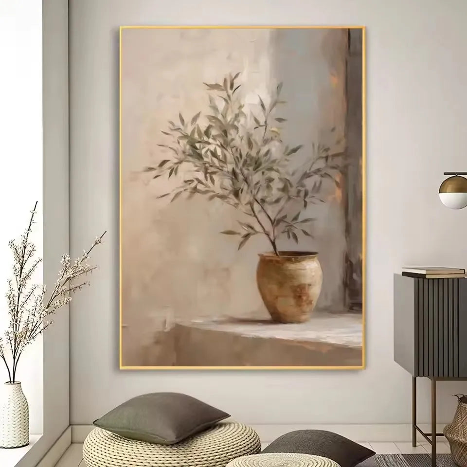 Lienzo Art Déco Floral