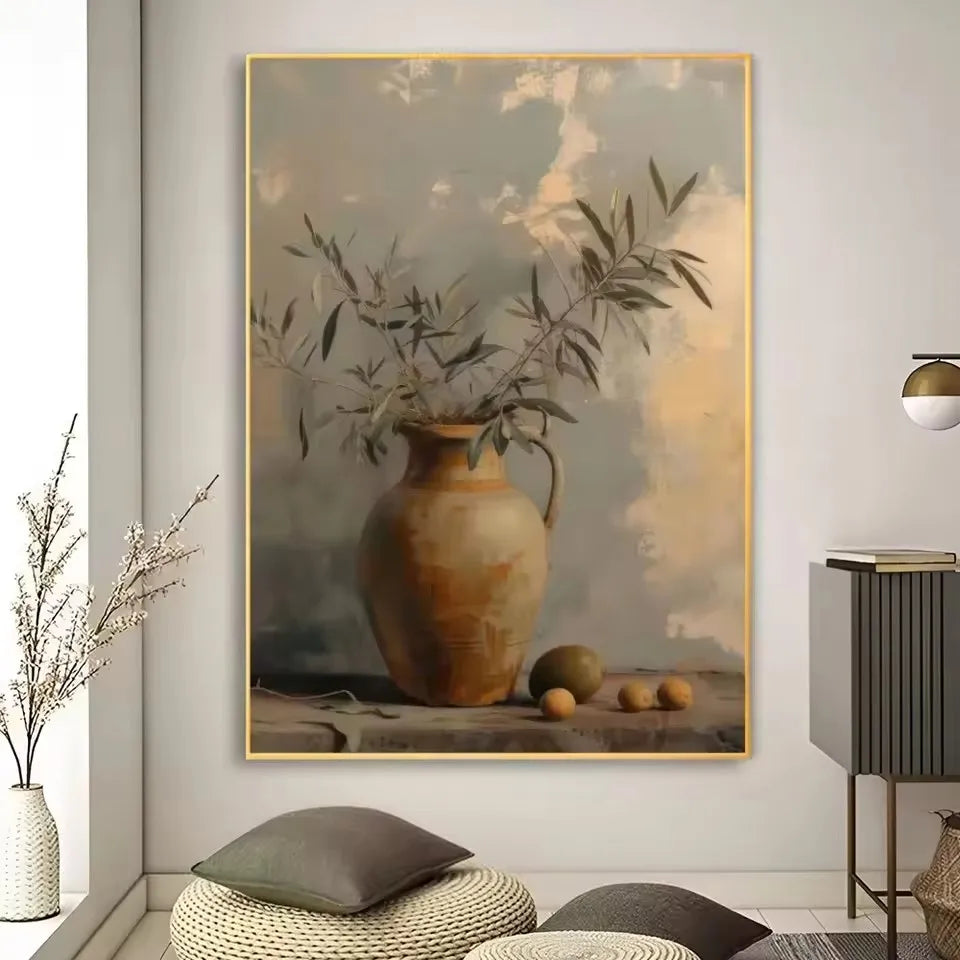 Lienzo Art Déco Floral