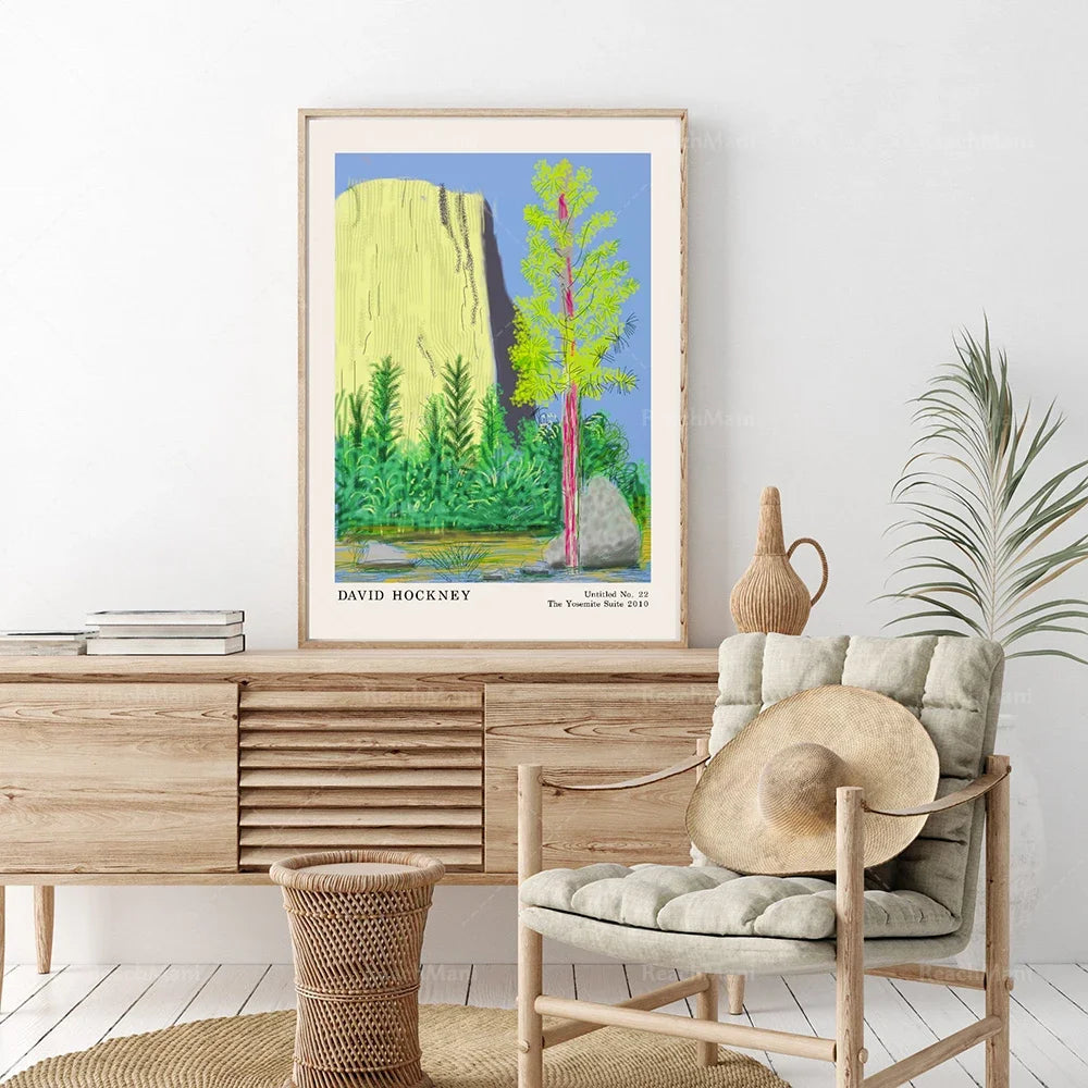 Lienzo Colección Galería - Estilo Hockney