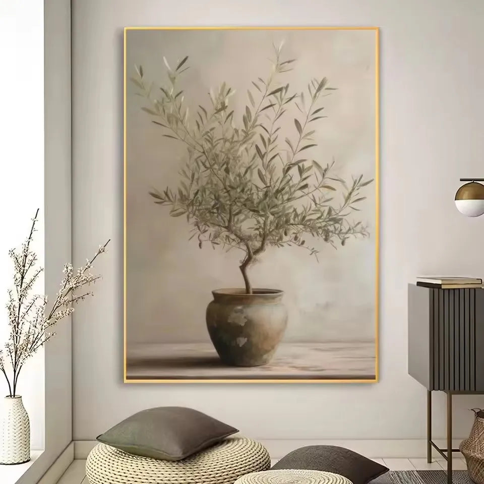 Lienzo Art Déco Floral