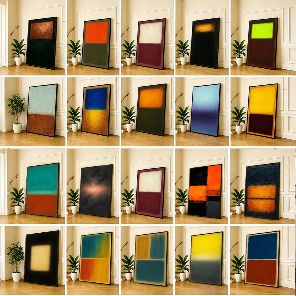 Lienzo Bloques de Color