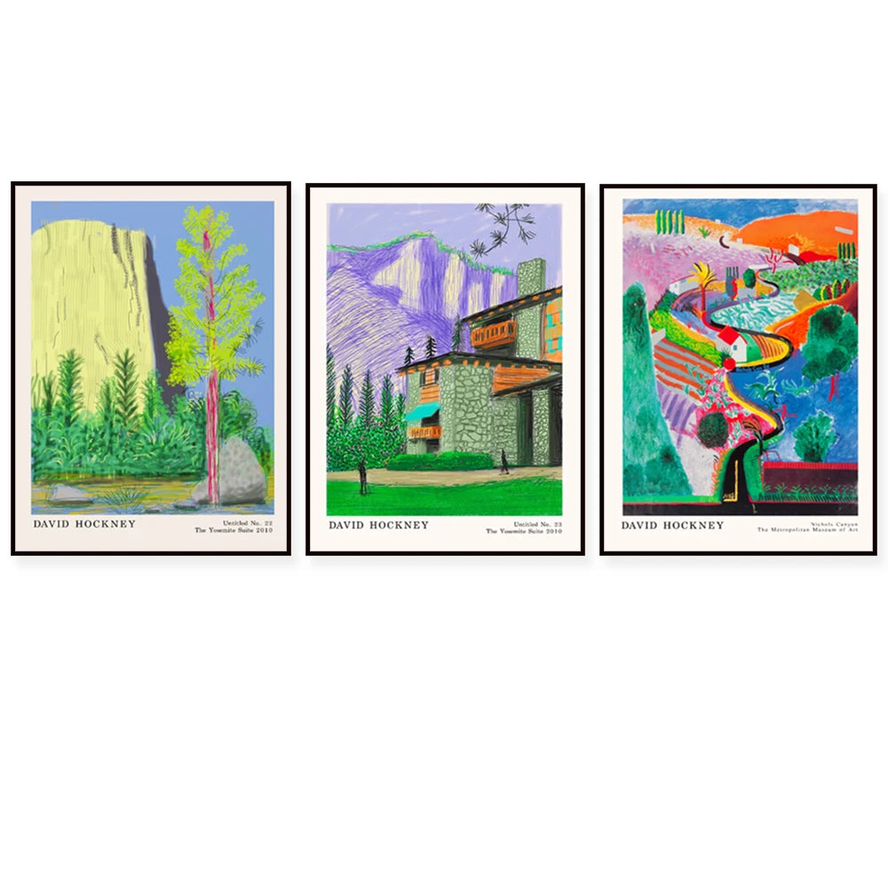 Lienzo Colección Galería - Estilo Hockney