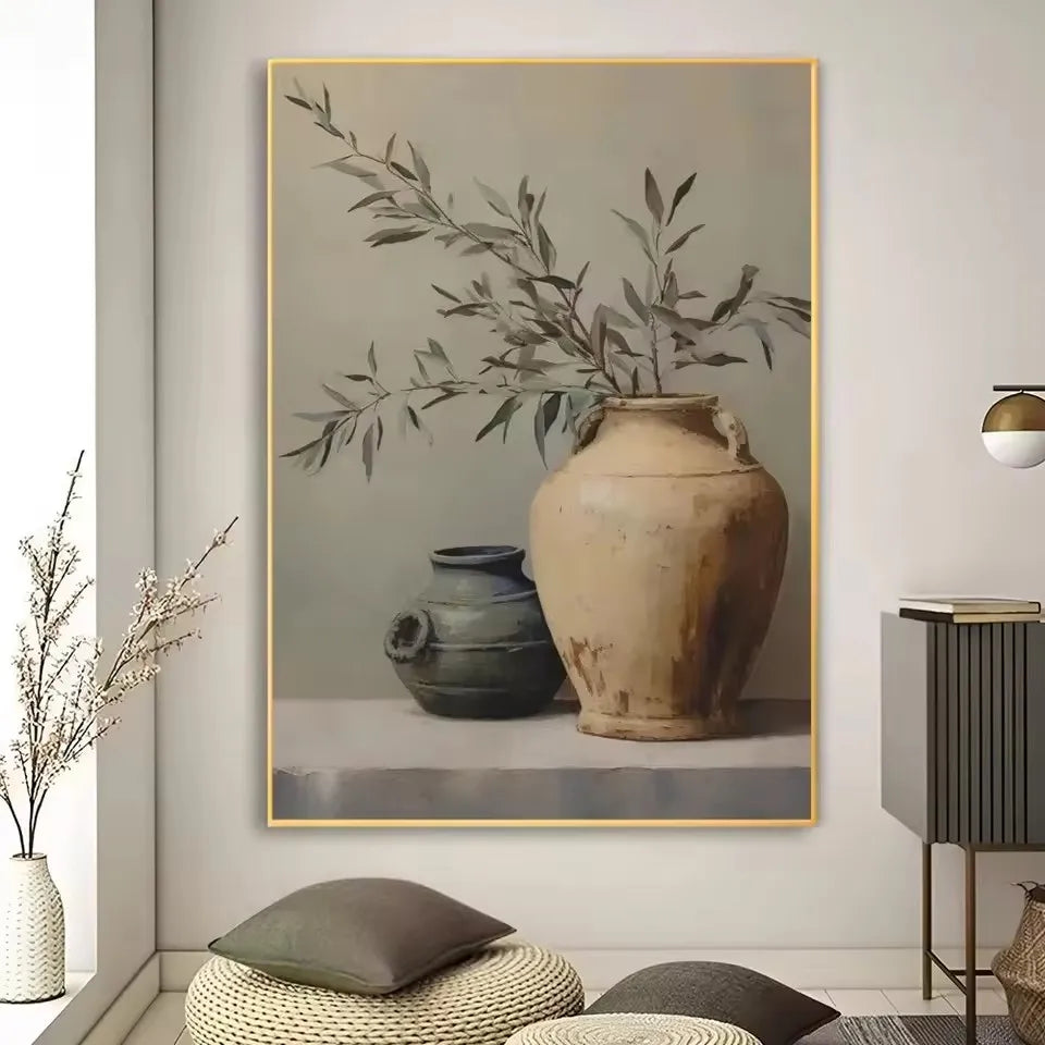 Lienzo Art Déco Floral