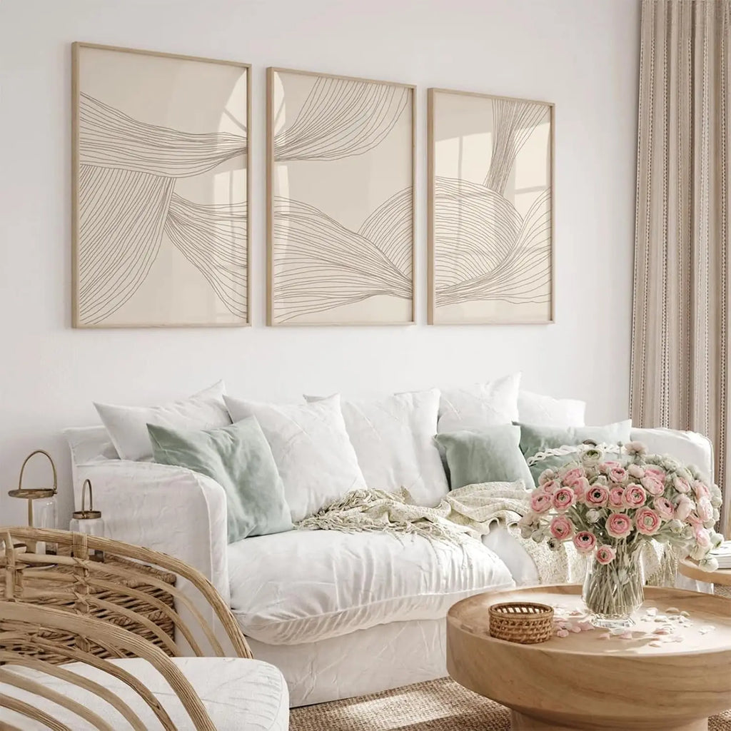 Set Mid-Century Beige
