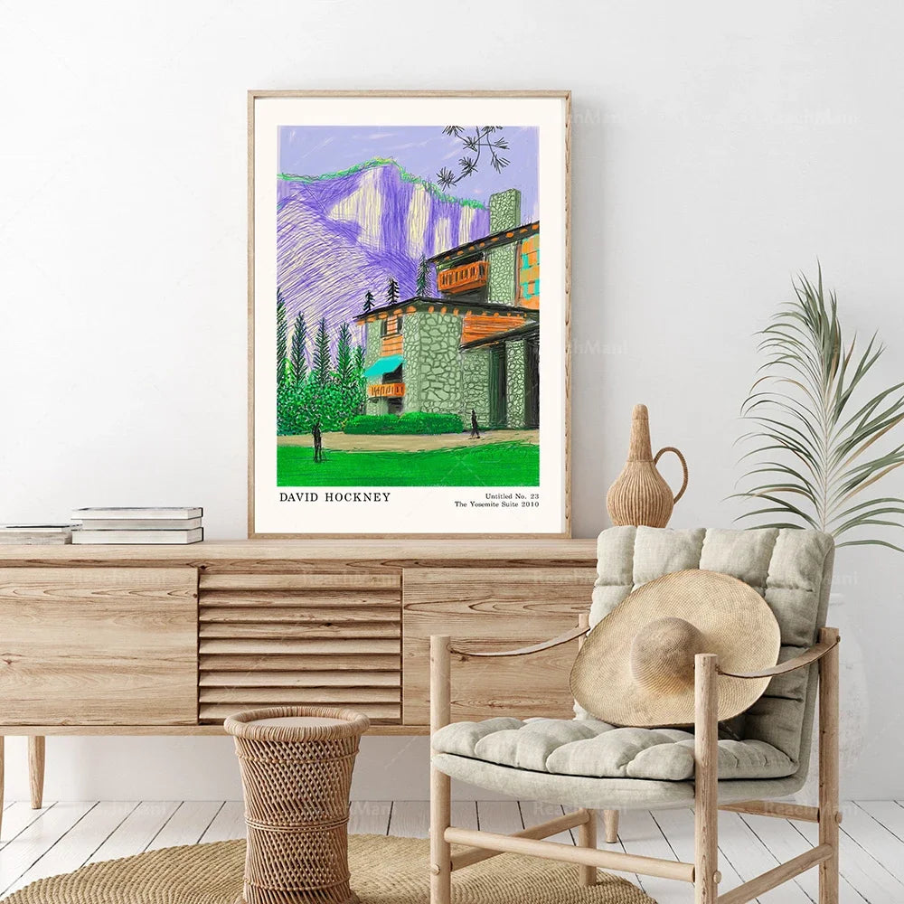 Lienzo Colección Galería - Estilo Hockney