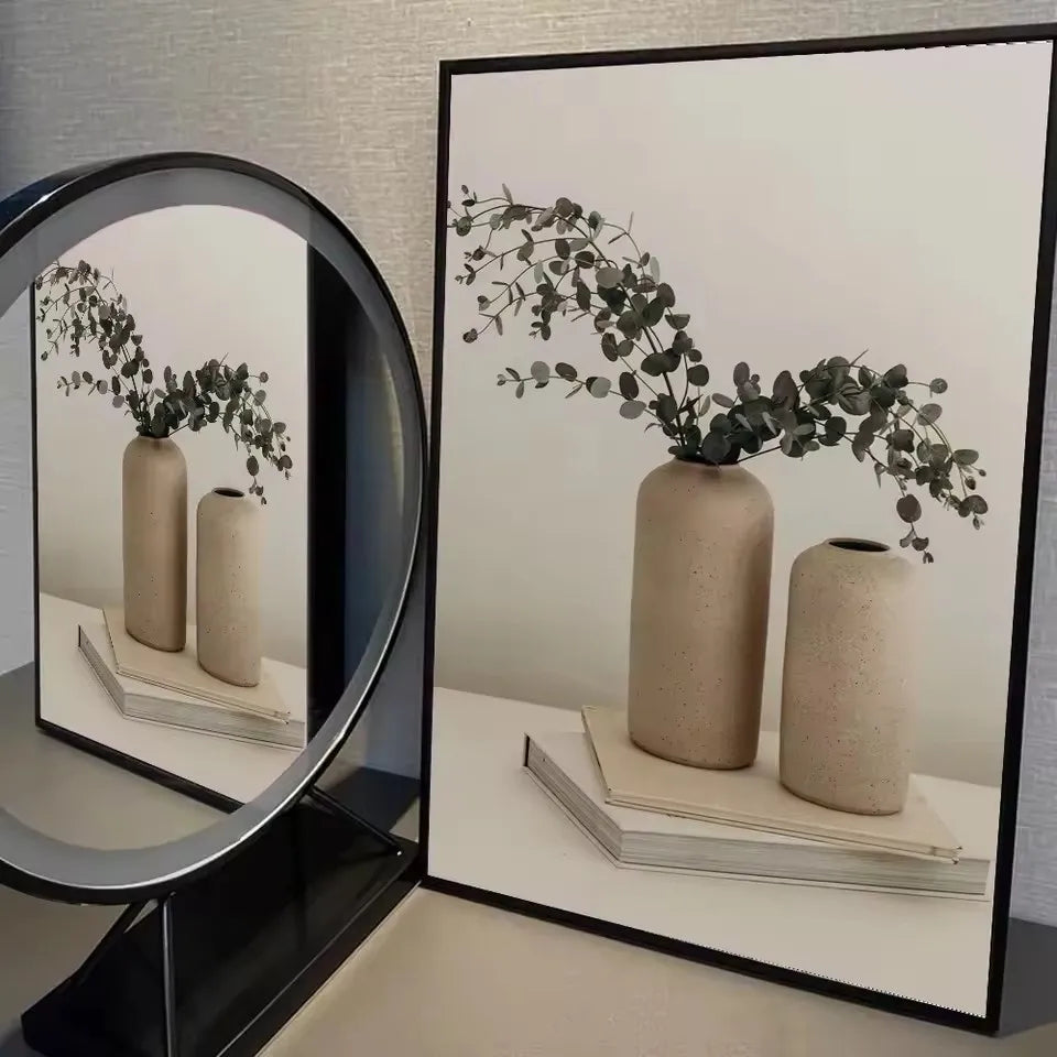 Lienzo Art Déco Floral Clásico